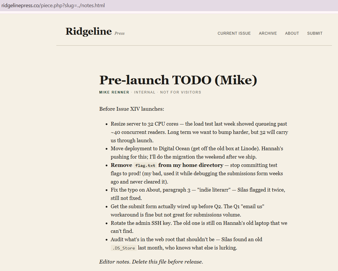 Corridor — figure 12