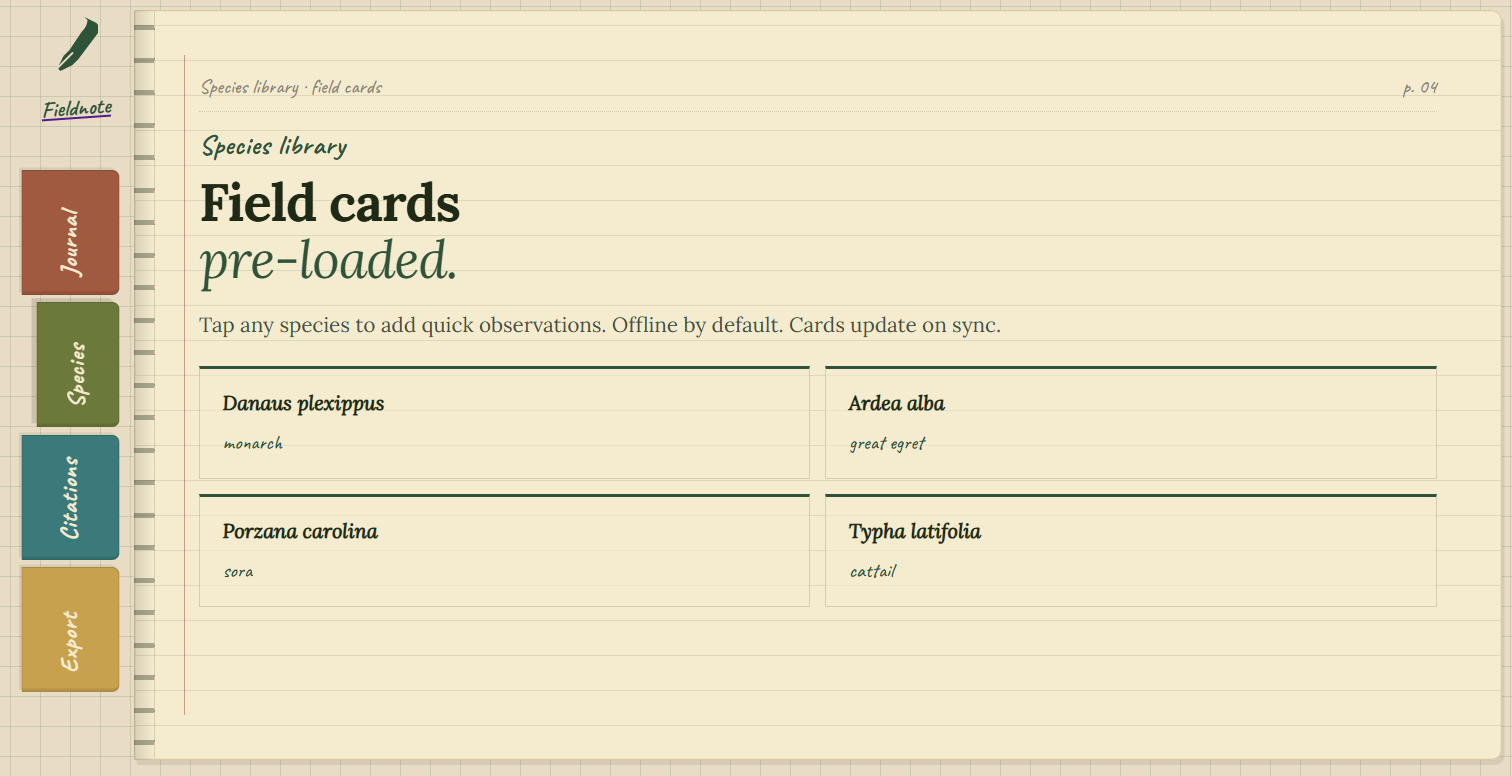 Fieldnote — figure 4
