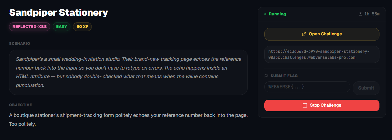 Sandpiper Stationery — figure 1