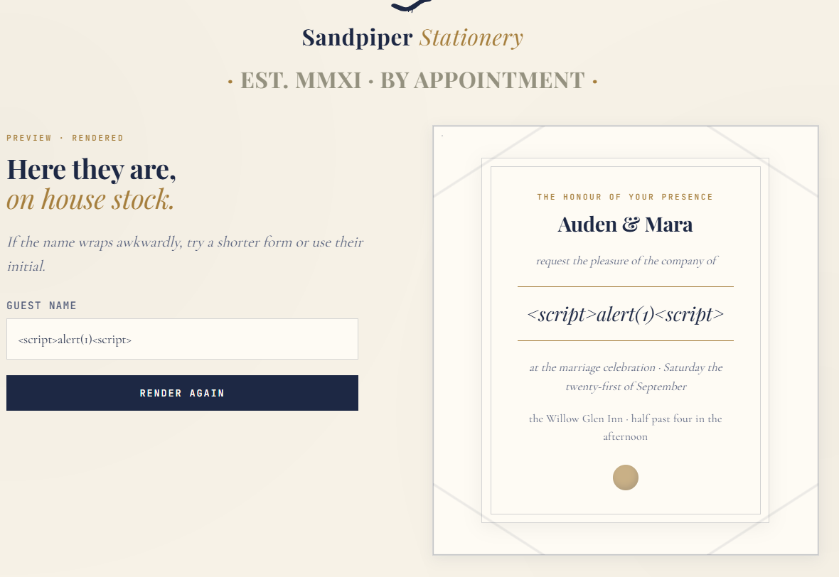 Sandpiper Stationery — figure 8