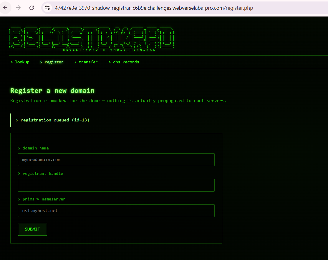 Shadow Registrar — figure 3