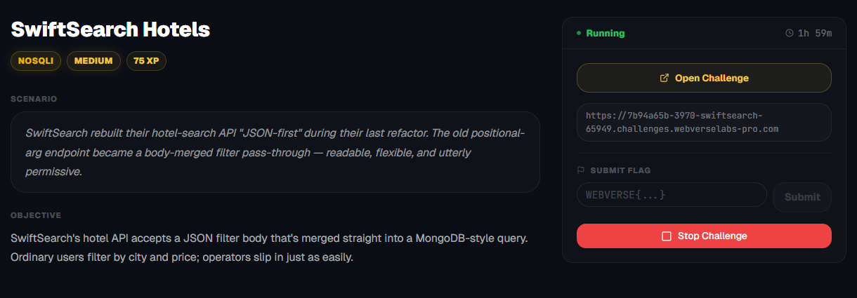 SwiftSearch Hotels — figure 1