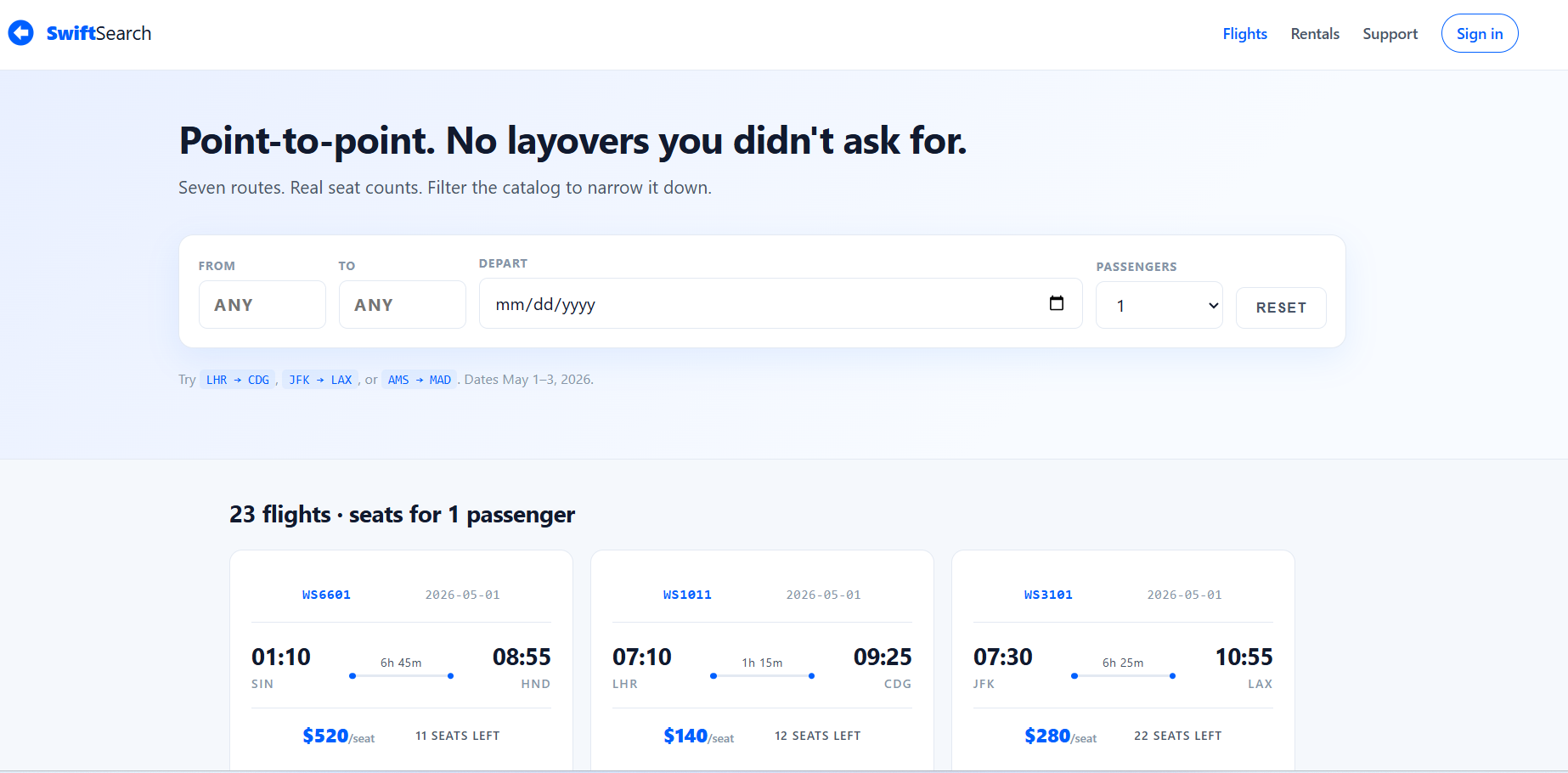 SwiftSearch Hotels — figure 2