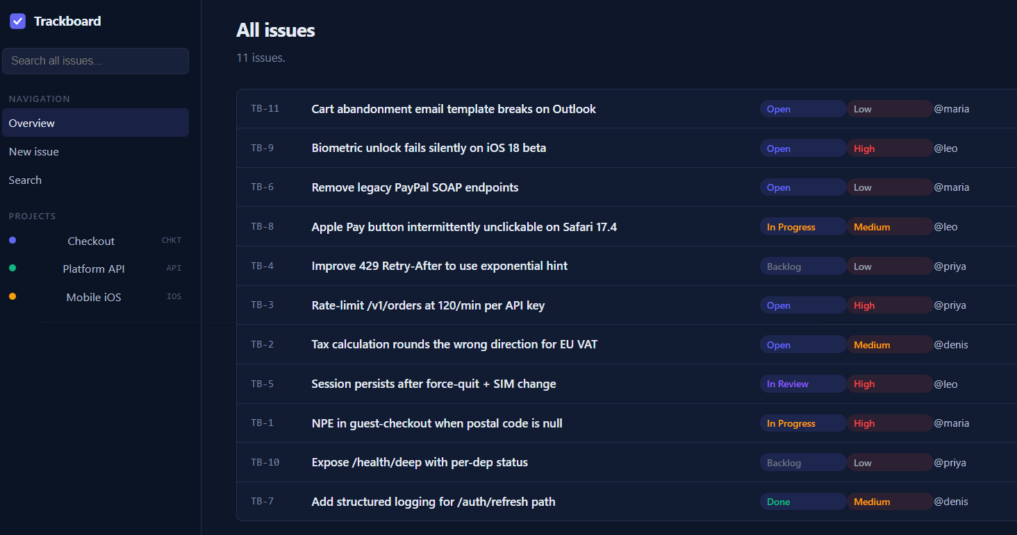 Trace Control — figure 2