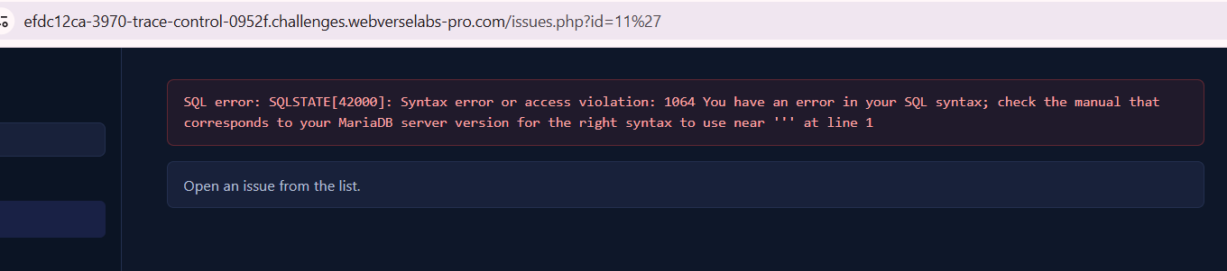 Trace Control — figure 4