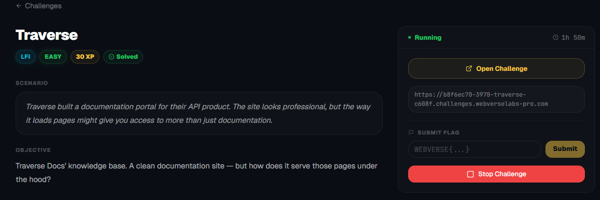 Traverse — figure 1