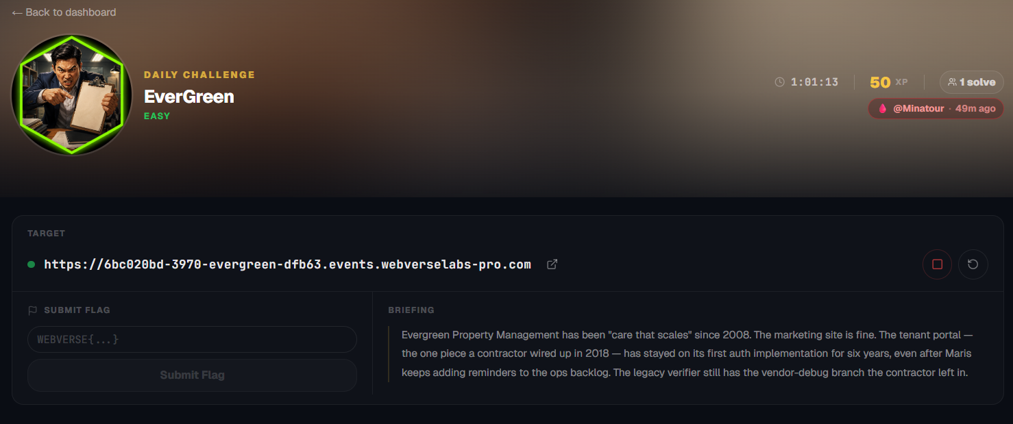 Evergreen — figure 1
