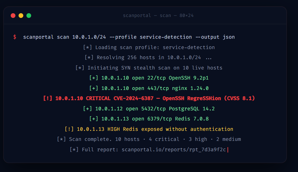 ScanPortal — figure 3