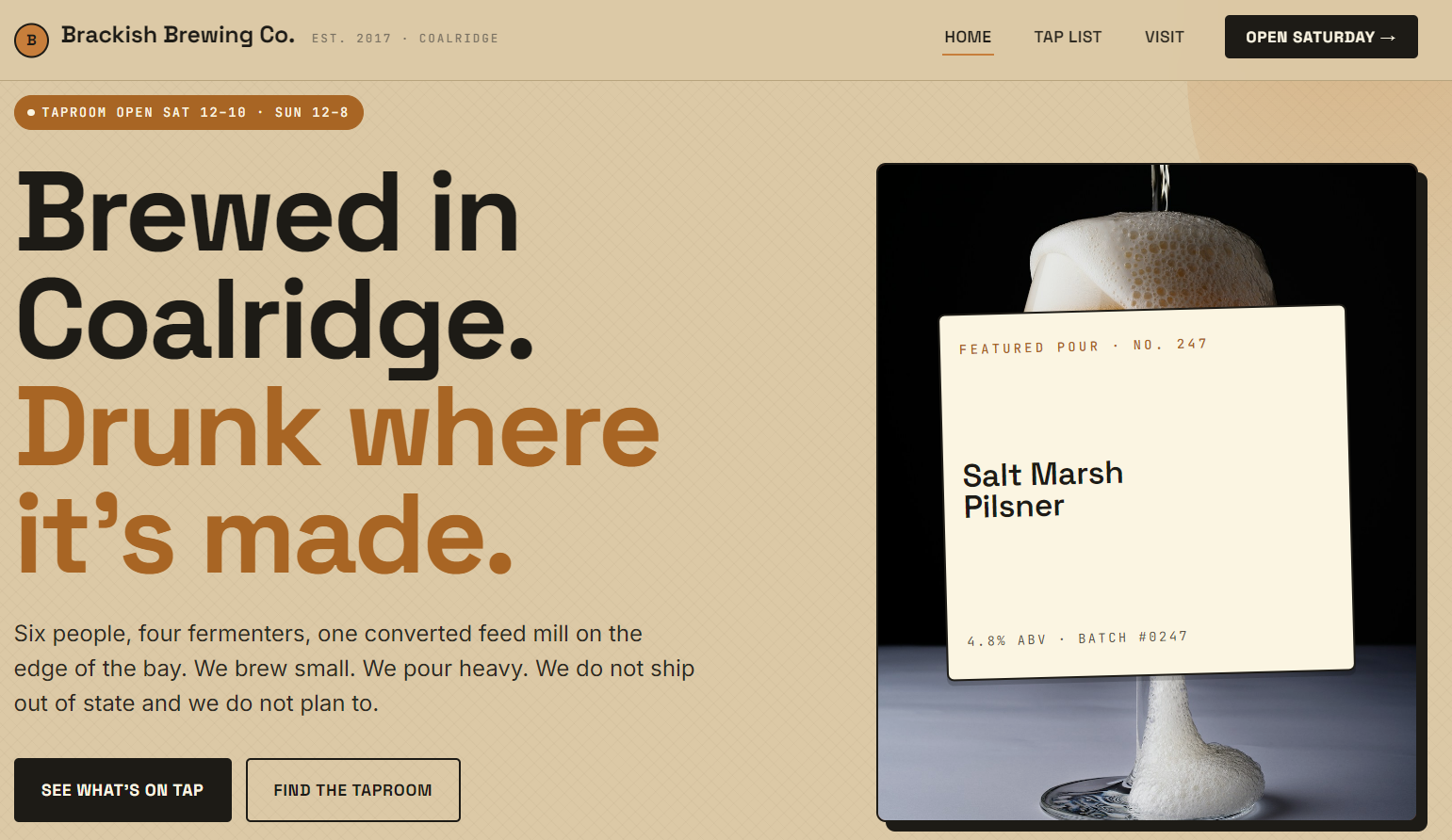 Brackish Brewing Co — figure 2