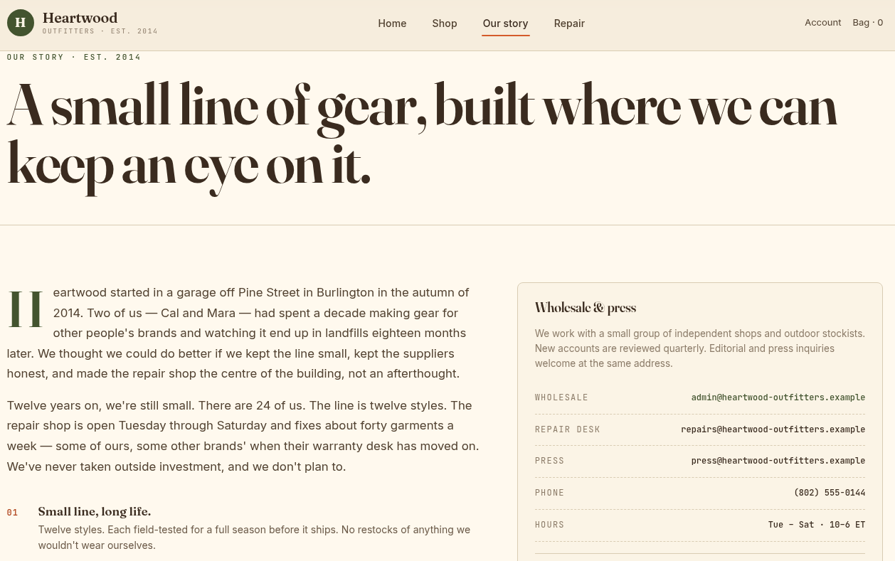 Heartwood Outfitters — figure 4