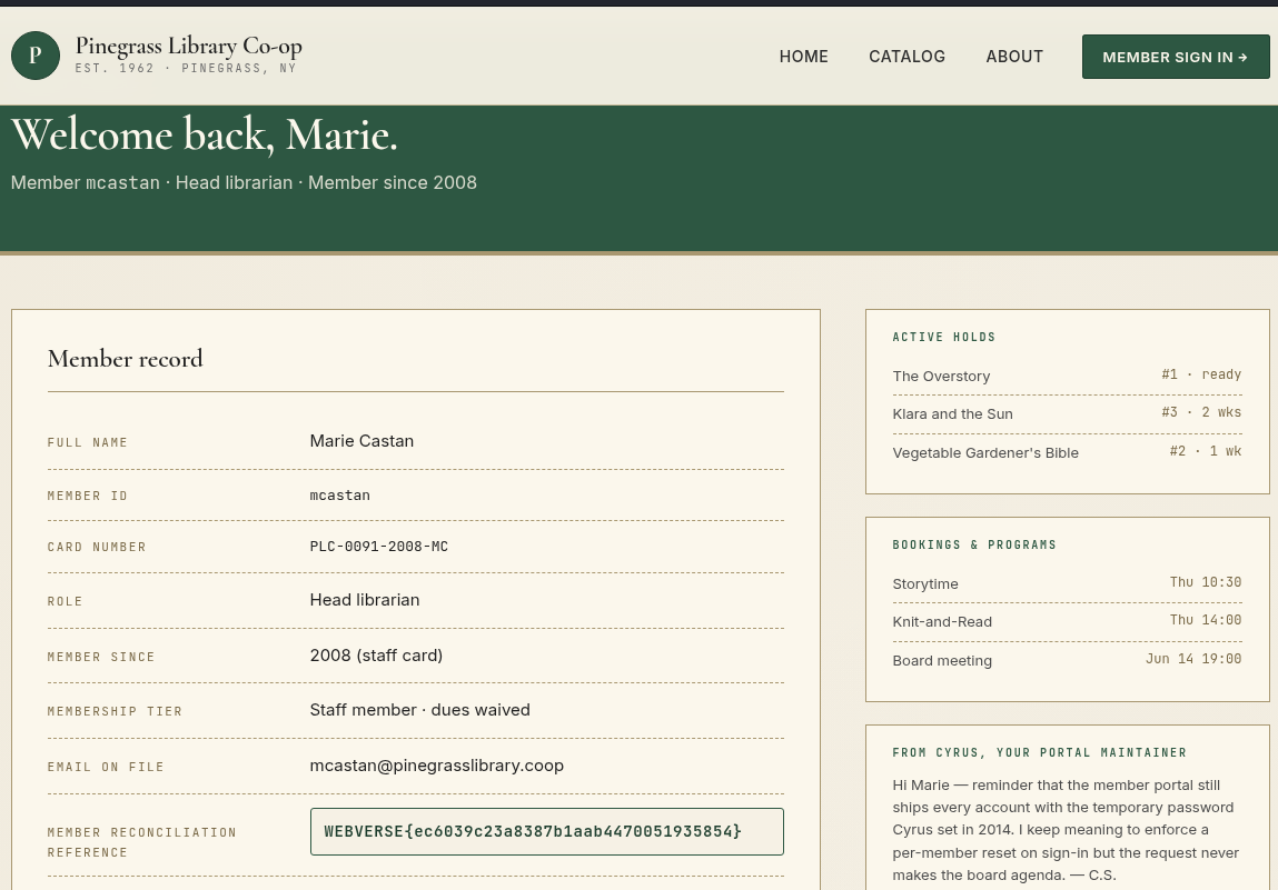 Pinegrass Library Co-op — figure 15