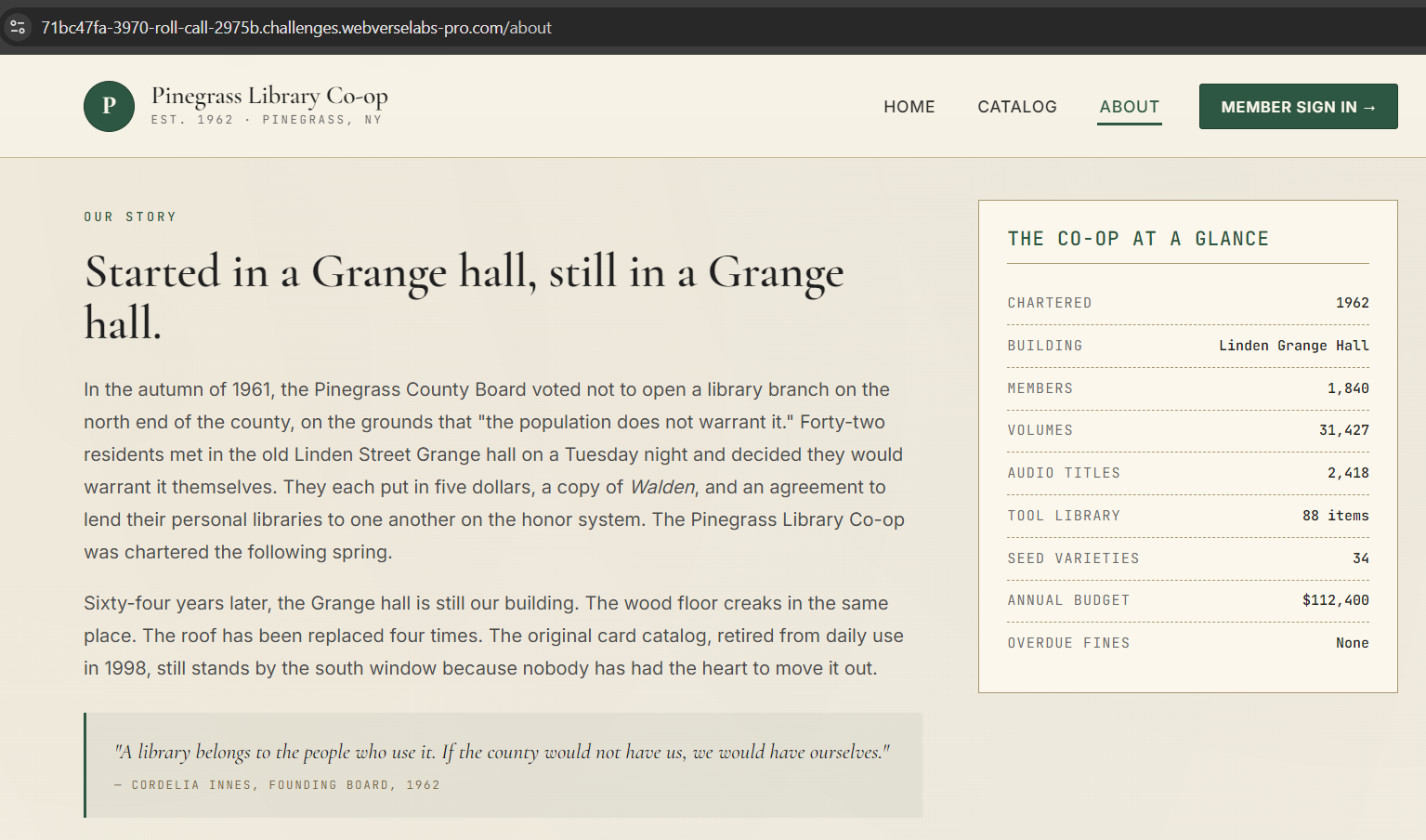 Pinegrass Library Co-op — figure 4
