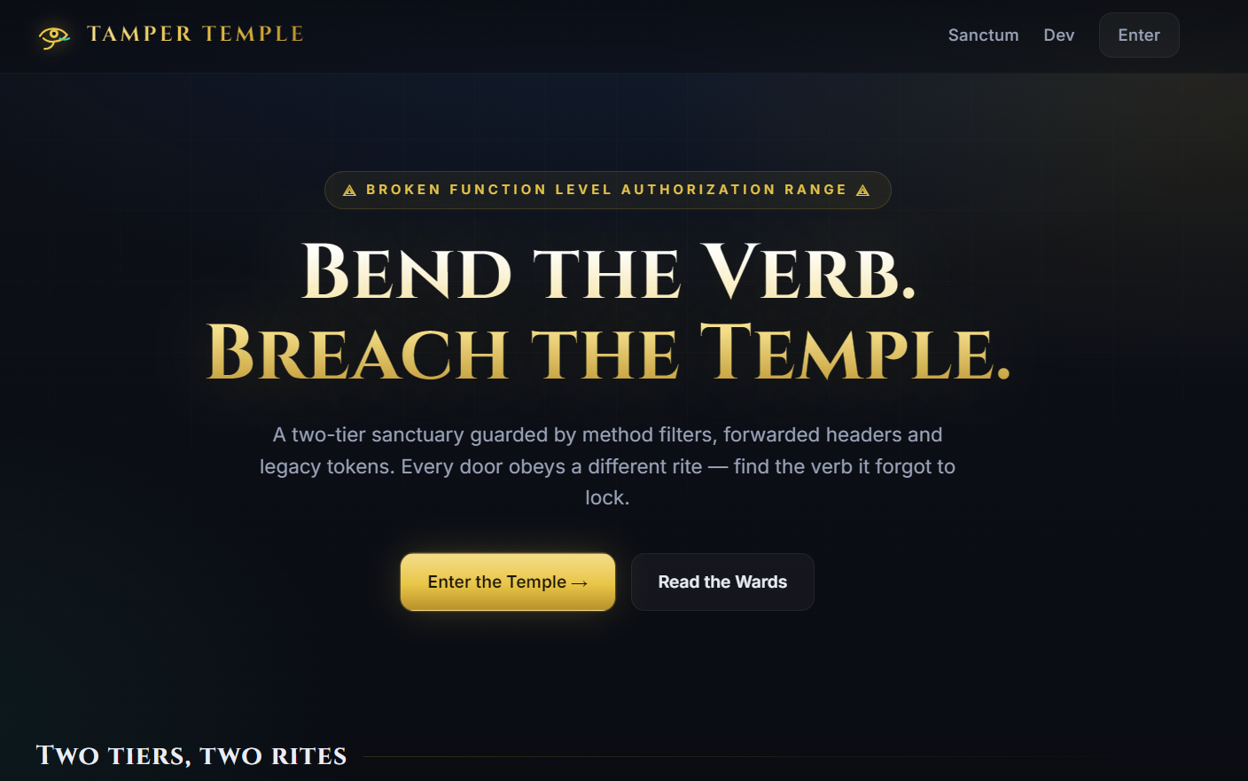 Tamper Temple — figure 2