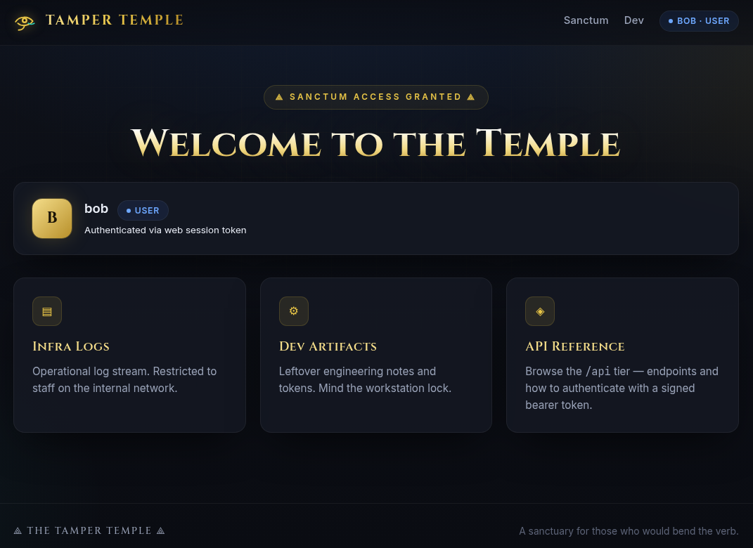 Tamper Temple — figure 8